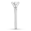 Thumbnail Image 3 of Diamond Solitaire Engagement Ring 1 Carat Oval 14K White Gold (I/I2)