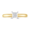 Thumbnail Image 2 of Diamond Solitaire Engagement Ring 1/2 ct tw Princess-cut 14K Yellow Gold (I/I2)