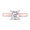 THE LEO Artisan Diamond Solitaire Engagement Ring 2 ct tw Princess-cut ...