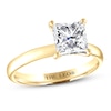 Thumbnail Image 0 of THE LEO Artisan Diamond Solitaire Engagement Ring 2 ct tw Princess-cut 14K Yellow Gold