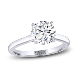 THE LEO Legacy Lab-Grown Diamond Solitaire Engagement Ring 3 ct tw 14K White Gold