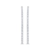 Thumbnail Image 2 of Unstoppable Love Diamond Twist Double Hoop Earrings 1/5 ct tw Sterling Silver