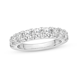 Diamond Anniversary Band 1-1/2 ct tw Round-cut 10K White Gold