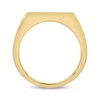 Thumbnail Image 3 of Men's Diamond Double Row Wedding Ring 2 ct tw 10K Yellow Gold