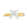 Thumbnail Image 3 of Now + Forever Certified Princess-Cut Diamond Solitaire Engagement Ring 1-1/2 ct tw 14K Yellow Gold (I/I2)