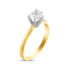 Thumbnail Image 2 of Heart-Shaped Diamond Solitaire Engagement Ring 1/2 ct tw 14K Yellow Gold (I/I2)