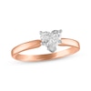 Thumbnail Image 1 of Heart-Shaped Diamond Solitaire Engagement Ring 1/2 ct tw 14K Rose Gold (I/I2)