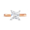 Thumbnail Image 3 of Now + Forever Certified Princess-Cut Diamond Solitaire Engagement Ring 2 ct tw 14K Rose Gold (I/I2)