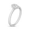 Thumbnail Image 1 of Oval-Cut Diamond Solitaire Engagement Ring 1/2 ct tw 14K White Gold (I/I2)