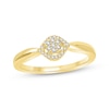 Thumbnail Image 1 of Multi-Diamond Eye Promise Ring 1/10 ct tw 10K Yellow Gold