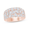 Thumbnail Image 0 of Monique Lhuillier Bliss Marquise, Pear & Round-Cut  Lab-Grown diamond Anniversary Ring 2 ct tw 18K Rose Gold