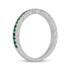 Thumbnail Image 2 of Neil Lane Natural Emerald Anniversary Ring 14K White Gold