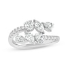 Thumbnail Image 1 of All You Are Multi-Shape Lab-Grown Diamond Bypass Ring 1-1/2 ct tw 14K White Gold