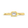 Thumbnail Image 3 of Emerald-Cut Diamond Solitaire Engagement Ring 1/4 ct tw 14K Yellow Gold (I/I1)