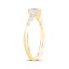 Thumbnail Image 2 of Lab-Grown Diamonds by KAY Pear-Shaped Three-Stone Engagement Ring 5/8 ct tw 14K Yellow Gold