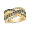 Thumbnail Image 1 of Le Vian Diamond Multi-Row Crisscross Ring 1 ct tw 14K Honey Gold