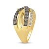 Thumbnail Image 2 of Le Vian Diamond Multi-Row Crisscross Ring 1 ct tw 14K Honey Gold