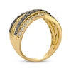 Thumbnail Image 3 of Le Vian Diamond Multi-Row Crisscross Ring 1 ct tw 14K Honey Gold