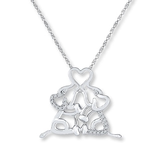 Tiffany & Co. Koala Bear Pendant Necklace 16-18 in Sterl Silver/ 18 K Rose  Gold