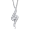 Thumbnail Image 1 of Ever Us Necklace 3/4 ct tw Diamonds 14K White Gold