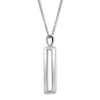 Thumbnail Image 2 of &quot;Strength&quot; Diamond Bar Necklace 1/10 ct tw Sterling Silver