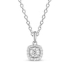 Thumbnail Image 0 of Diamond Necklace 1/4 ct tw Round-cut 10K White Gold 18"