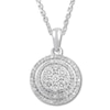 Thumbnail Image 1 of Diamond Necklace 1/2 ct tw Round-cut 10K White Gold