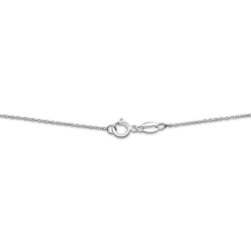 Main Image 4 of &quot;Mommy&quot; Necklace 1/6 ct tw Diamonds Sterling Silver 17&quot;