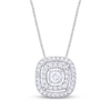 Thumbnail Image 1 of Diamond Necklace 1/2 ct tw 10K White Gold 18&quot;