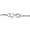 Thumbnail Image 4 of Diamond Cross Necklace 1/8 ct tw 10K White Gold 18&quot;