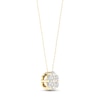 Thumbnail Image 2 of Diamond Fashion Necklace 1/4 ct tw Round-cut 10K Yellow Gold 18&quot;