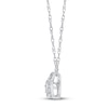 Thumbnail Image 2 of Diamond Butterfly Necklace 1/10 ct tw Sterling Silver 18&quot;