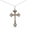 Thumbnail Image 1 of Le Vian Cross Necklace 1/2 ct tw Diamonds 14K Vanilla Gold 18&quot;