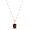 Thumbnail Image 1 of Le Vian Quartz Necklace 1/6 ct tw Diamonds 14K Strawberry Gold 18&quot;