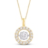Thumbnail Image 0 of Unstoppable Love Diamond Necklace 1 ct tw 14K Yellow Gold 19"