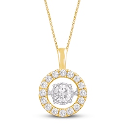 Unstoppable Love Diamond Necklace 1 ct tw 14K Yellow Gold 19&quot;