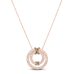 Le Vian Necklace 7/8 ct tw Diamonds 14K Strawberry Gold 18&quot;