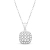 Thumbnail Image 1 of Diamond Necklace 1/4 ct tw Round-Cut 10K White Gold 18&quot;