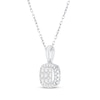 Thumbnail Image 2 of Diamond Necklace 1/4 ct tw Round-Cut 10K White Gold 18&quot;