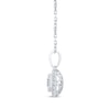 Thumbnail Image 3 of Diamond Necklace 1/4 ct tw Round-Cut 10K White Gold 18&quot;