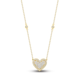 Le Vian Diamond Heart Necklace 001-165-00803 - Lumina Gem, Lumina Gem