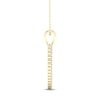 Thumbnail Image 2 of Diamond Heart Necklace 1/4 ct tw Round-Cut 10K Yellow Gold 18&quot;