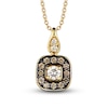 Thumbnail Image 1 of Le Vian Diamond Necklace 1/5 ct tw Diamonds 14K Honey Gold 18&quot;