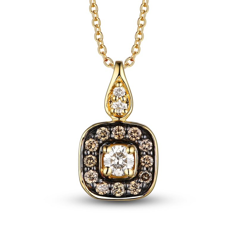 Main Image 1 of Le Vian Diamond Necklace 1/5 ct tw Diamonds 14K Honey Gold 18&quot;