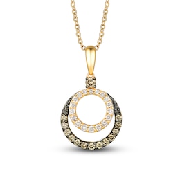 Le Vian Diamond Necklace 1/2 ct tw Diamonds 14K Honey Gold 18&quot;