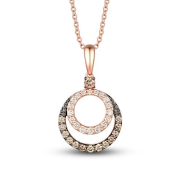 Le Vian Diamond Necklace 1/2 ct tw Diamonds 14K Strawberry Gold 18&quot;