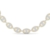 Thumbnail Image 2 of Men's Diamond Mariner Necklace 4 ct tw Round-cut 10K Yellow Gold 22&quot;