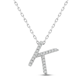 V Letter Design Silver Necklace 3845