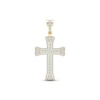 Thumbnail Image 1 of Men's Diamond Cross Pendant 2 ct tw Round-cut 10K Yellow Gold