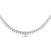 Thumbnail Image 1 of Diamond Riviera Necklace 7 ct tw Pear-Shaped 14K White Gold 18&quot;